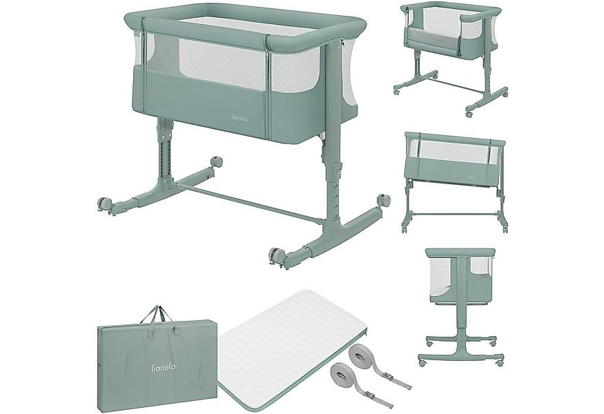 lionelo Baby-Reisebett AURORA, 3-in-1: Beistellbett, Babywiege, freistehend günstig online kaufen