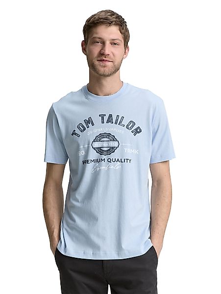 TOM TAILOR T-Shirt mit großem Logofrontprint günstig online kaufen