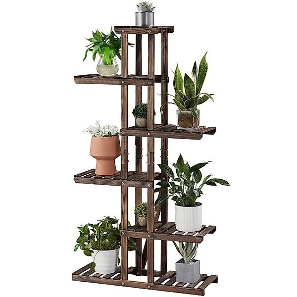Yaheetech Blumenständer 6 Etagen Blumenregal, Pflanzenregal günstig online kaufen