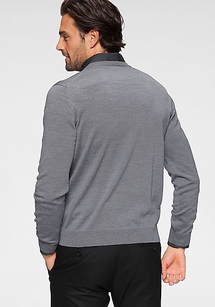 OLYMP Rundhalspullover OLYMP Strick Casual moderner günstig online kaufen