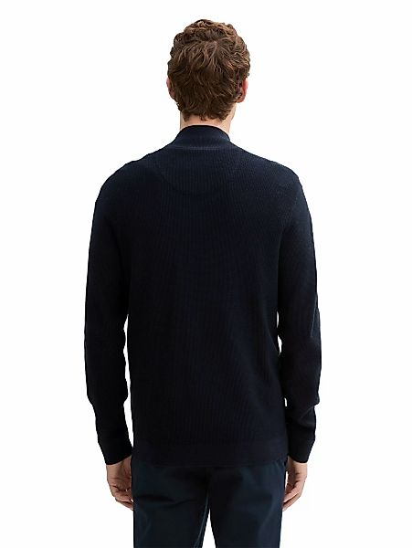 TOM TAILOR Strickjacke, mit Logo Stickerei günstig online kaufen