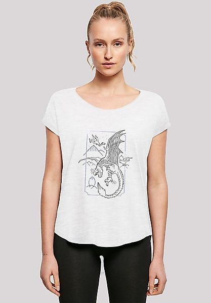 F4NT4STIC T-Shirt Harry Potter Dragon Line Art Print günstig online kaufen