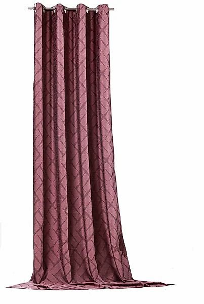 Weckbrodt Vorhang »Jasper«, (1 St.), Jacquard, Ösen, toller 3D-Effekt, blic günstig online kaufen