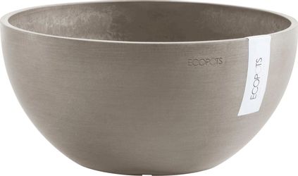 ECOPOTS Blumentopf BRUSSELS Taupe, BxTxH: 30x30x14 günstig online kaufen