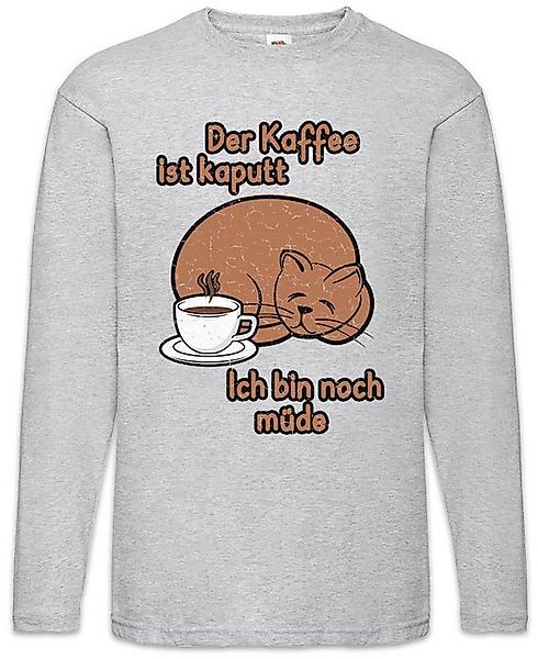 Urban Backwoods Langarmshirt Der Kaffee Ist Kaputt II Langarm T-Shirt Fun K günstig online kaufen