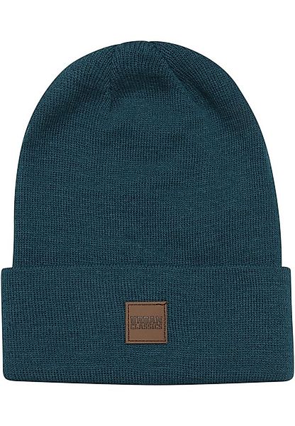 URBAN CLASSICS Beanie Urban Classics Unisex Synthetic Leatherpatch Long Bea günstig online kaufen