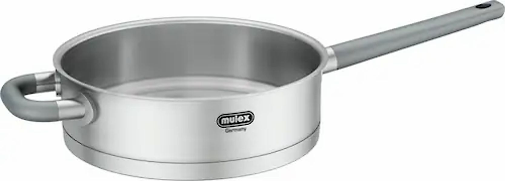 Mulex Bratpfanne »LUGANO« Edelstahl 18/10 1 Stk. tlg. Messskala, Schüttrand günstig online kaufen