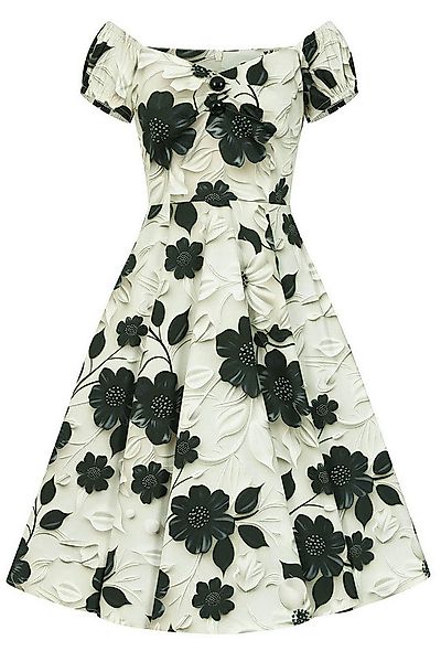 Hearts & Roses London A-Linien-Kleid Taylor Floral Swing Dress Retro Vintag günstig online kaufen