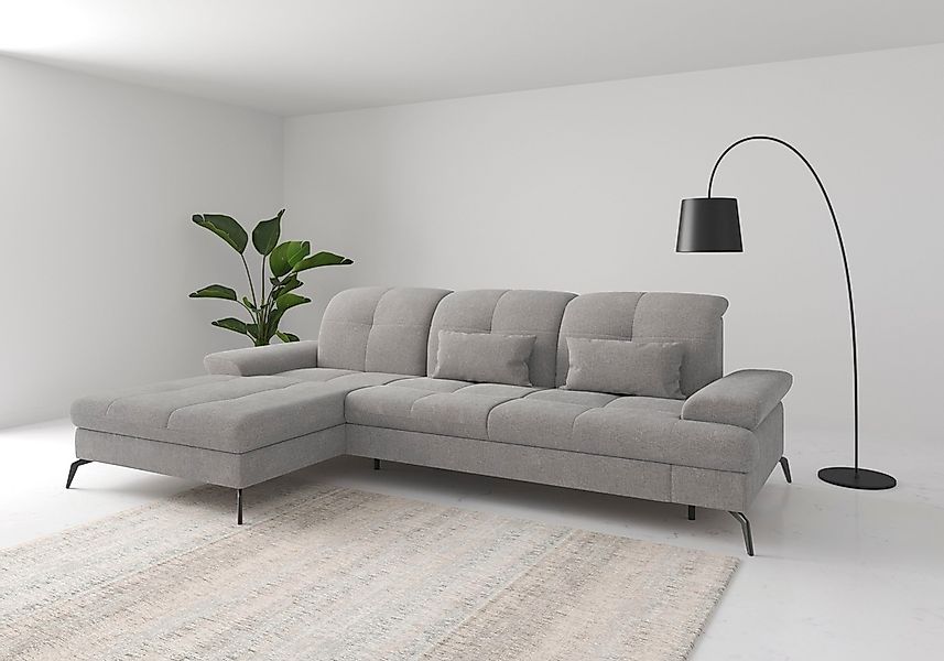 sit&more Ecksofa "Amica, L-Form, inkl. Sitztiefenverstellung & Armteilverst günstig online kaufen