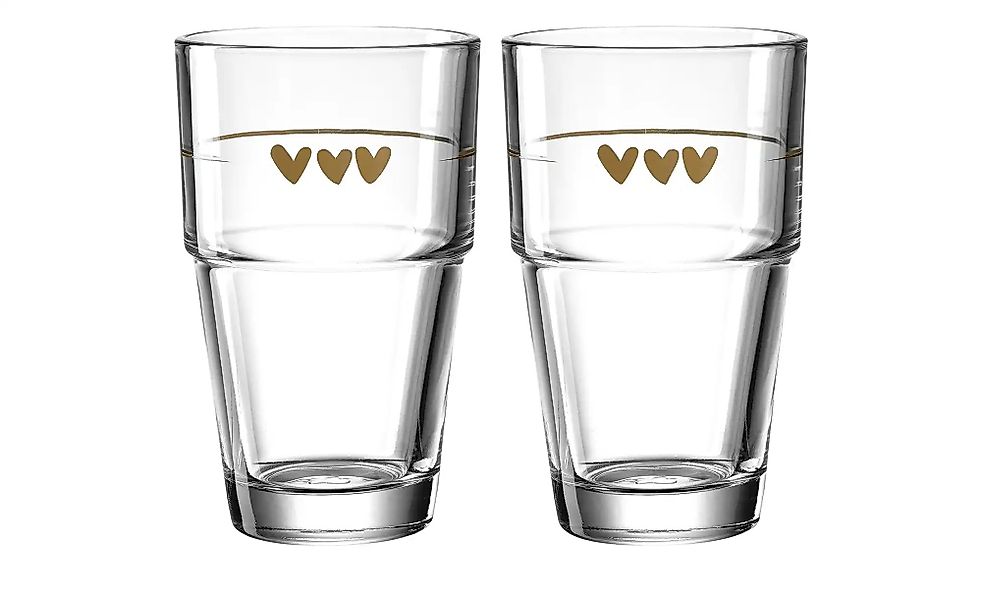 LEONARDO 2er-Gläserset  Solo ¦ transparent/klar ¦ Glas ¦ Maße (cm): B: 8,5 günstig online kaufen