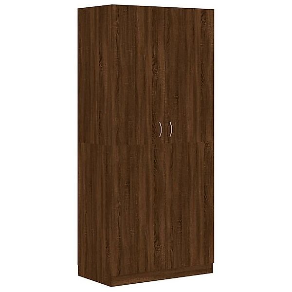 furnicato Kleiderschrank Braun Eichen-Optik 90x52x200 cm Holzwerkstoff (1-S günstig online kaufen