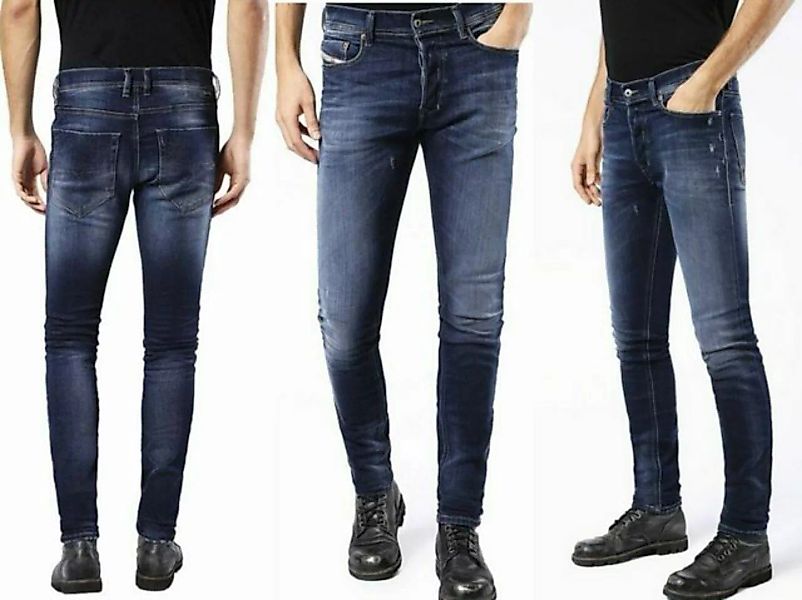 Diesel 5-Pocket-Jeans Diesel Men's Tepphar 0860L Stretch Slim Carrot Fit Je günstig online kaufen