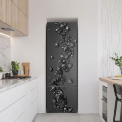 Tulup Möbelfolie Schwarz Selbstklebend Tür Kühlschrank günstig online kaufen