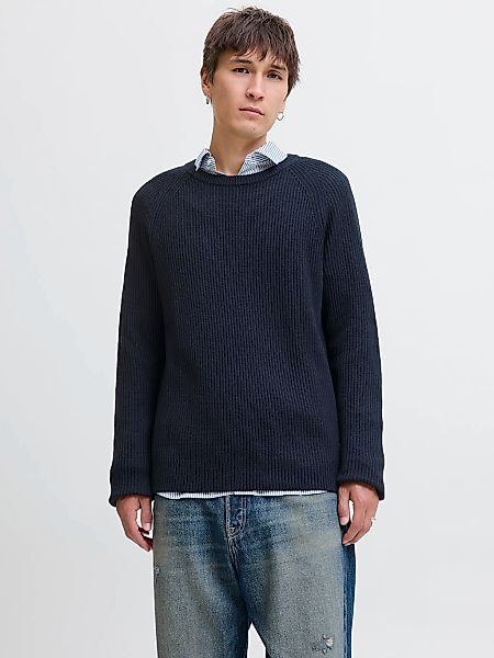 Jack & Jones Rundhalspullover JJPANNEL KNIT günstig online kaufen