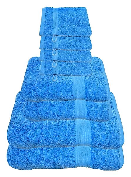 Julie Julsen Handtücher 8-Handtücher-Himmelblau, Baumwolle (8-St) günstig online kaufen