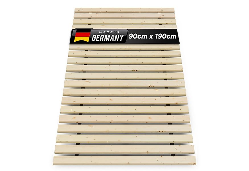 Rollrost Lattenrost Rolllattenrost 90 x 190 cm 20mm 300kg "stabiler Rollros günstig online kaufen