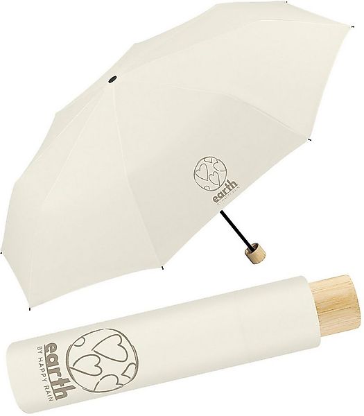 HAPPY RAIN Taschenregenschirm Earth - nachhaltiger stabiler Super-Mini-Schi günstig online kaufen