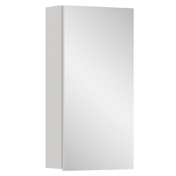 Spiegelschrank Vira 1-türig Weiß 77 cm x 38 cm x 18 cm günstig online kaufen