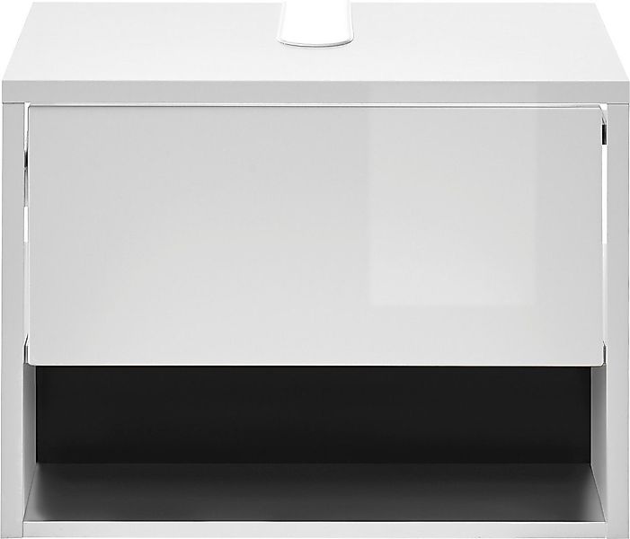 Places of Style Waschbeckenunterschrank "Studio Line, Badschrank in Hochgla günstig online kaufen