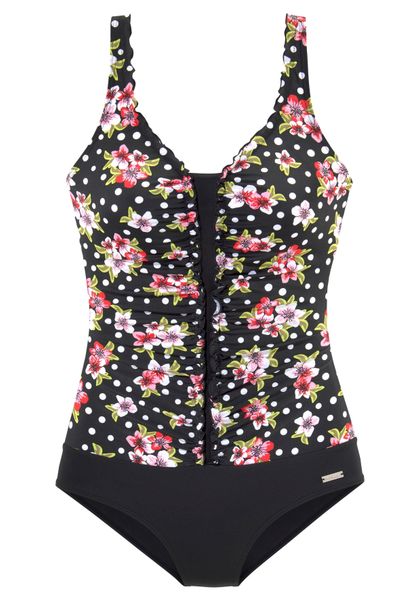 LASCANA Badeanzug mit floralem Print und günstig online kaufen