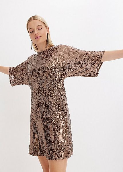 bonprix Paillettenkleid für besondere Anlässe, aus Polyester, Regular Fit, günstig online kaufen