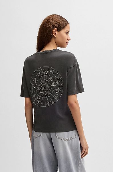 BOSS ORANGE T-Shirt Fardin Premium Damenmode mit seasonal Artwork günstig online kaufen