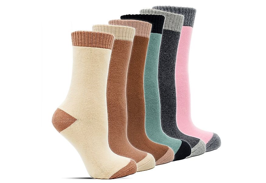Frostfighter Thermosocken dicke Wintersocken für Damen (6-Paar) Vollfrottee günstig online kaufen