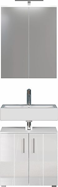 welltime Badmöbel-Set "Prag", (Set, 2 St.), Badmöbel-Set: Spiegelschrank & günstig online kaufen