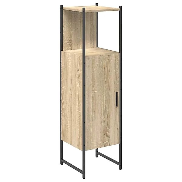 vidaXL Badezimmerschrank Beige 33 x 33 x 120,5 cm Holzwerkstoff 868043 günstig online kaufen