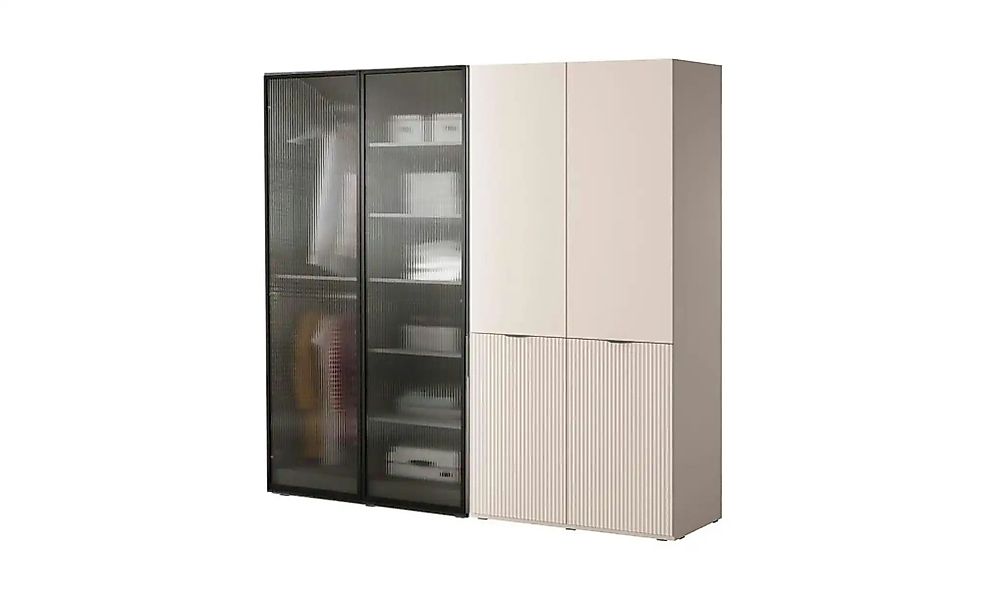 Drehtürenschrank 4 türig Sandbox ¦ beige ¦ Maße (cm): B: 202 H: 200 Schränk günstig online kaufen
