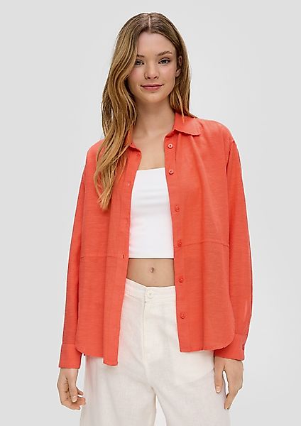 QS Langarmbluse Bluse Oversized Bluse aus günstig online kaufen