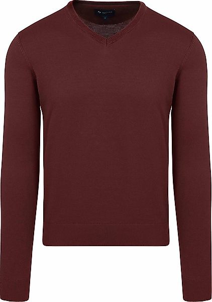 Suitable Respect Baumwolle Vinir Pullover Bordeaux - Größe XXL günstig online kaufen