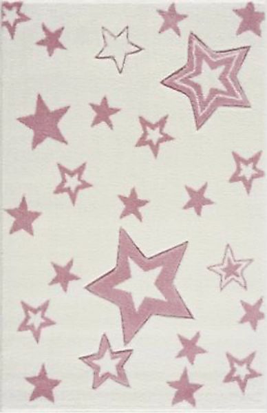 Kids Love Rugs Kinderteppich Starlight creme/rosa Gr. 90 x 150 günstig online kaufen