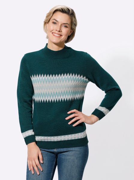 Witt Strickpullover Stehkragenpullover günstig online kaufen