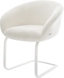 DELIFE Polsterstuhl Vinka-Flex, mit Armlehnen Freischwinger günstig online kaufen