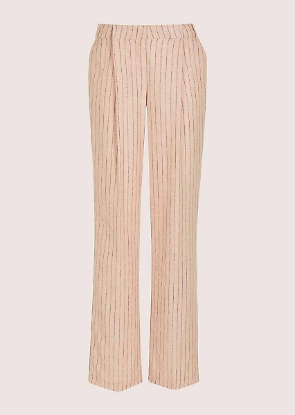 MADELEINE Stoffhose "Leinenhose Bundfaltenhose mit Nadelstreifen" günstig online kaufen