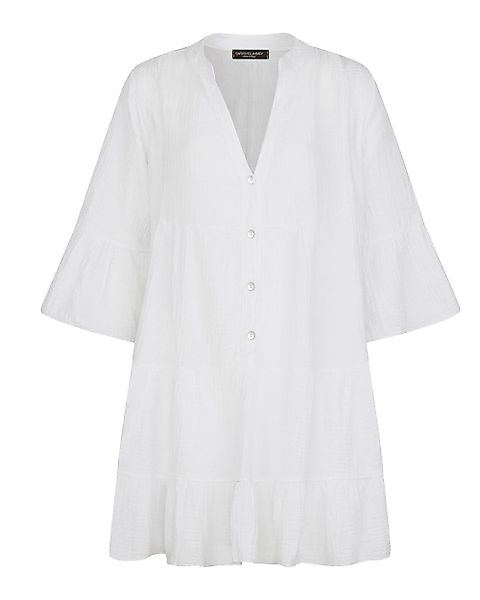 SASSYCLASSY Minikleid Musselin Sommer Kleid 3/4 günstig online kaufen