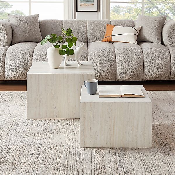 SalesFever Couchtisch "Almeria - stilvoller Couch- und Beistelltisch", (Set günstig online kaufen