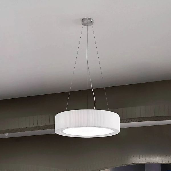 Bover Deckenlampe Urban, silberfarben/weiß, Ø 60 cm günstig online kaufen