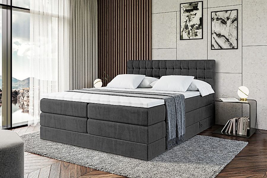ALTDECOR Boxspringbett VIONE KING (mit Matratze günstig online kaufen