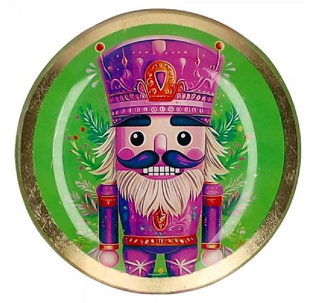 Giftcompany Schmuckkassette Glasteller Nussknacker Grün (10cm) günstig online kaufen