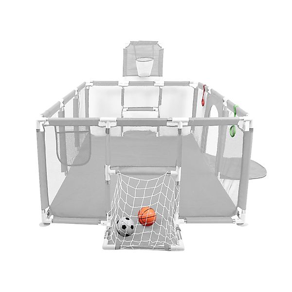 JEOBEST Laufgitter Laufstall Baby 180x120cm, Laufstall günstig online kaufen