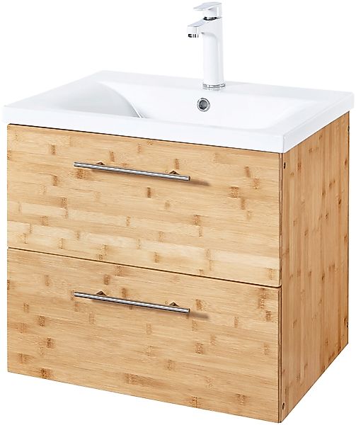 welltime Waschtisch "Bambus New", Breite 60 cm günstig online kaufen