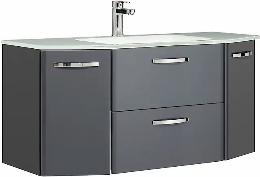Saphir Waschtisch »Quickset 327 Waschtisch mit Unterschrank, inkl Türdämpfe günstig online kaufen