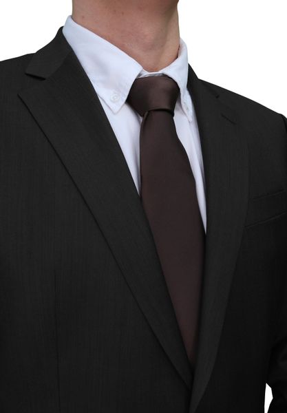 Fabio Farini Krawatte einfarbige Herren Schlips günstig online kaufen