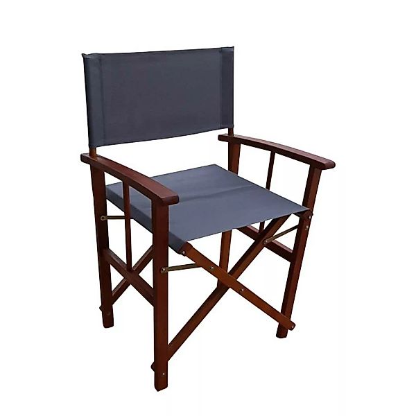 Garten Sessel in Gra Webstoff Eukalyptusholz günstig online kaufen