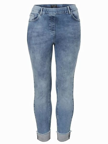 VIA APPIA DUE 7/8-Jeans im unifarbenen Design günstig online kaufen