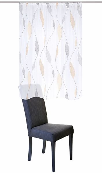 HOME WOHNIDEEN Vorhang "PAOLO" Kräuselband 1 Stk. tlg. Kräuselbandschal PAO günstig online kaufen