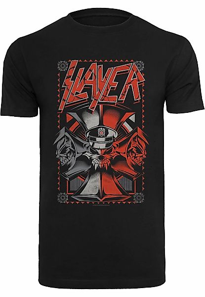 Merchcode T-Shirt "Merchcode Herren Slayer - Propaganda T-Shirt Round Neck" günstig online kaufen
