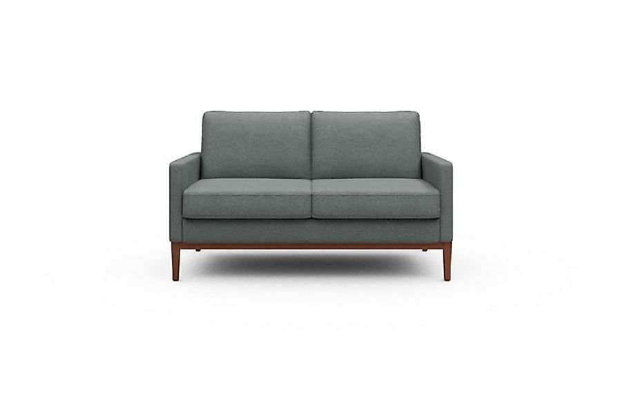 moebelfaktor Sofa Bodo 2-Sitzer, Retro-Design, elegante Linien, stabile Hol günstig online kaufen